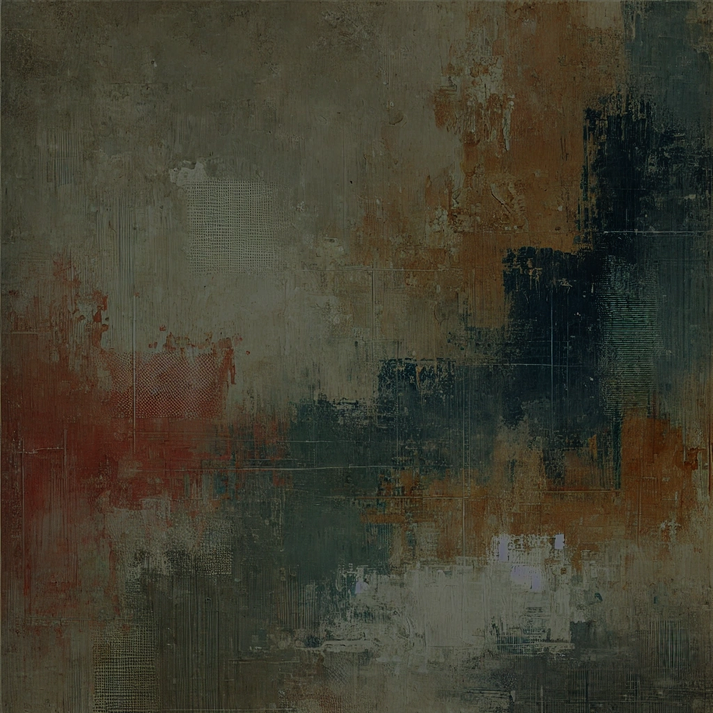 An abstract image of blocks of color and shape with brushstrokes. Used in "Mental Health Therapy for Anxiety, Trauma, and Other Challenges"