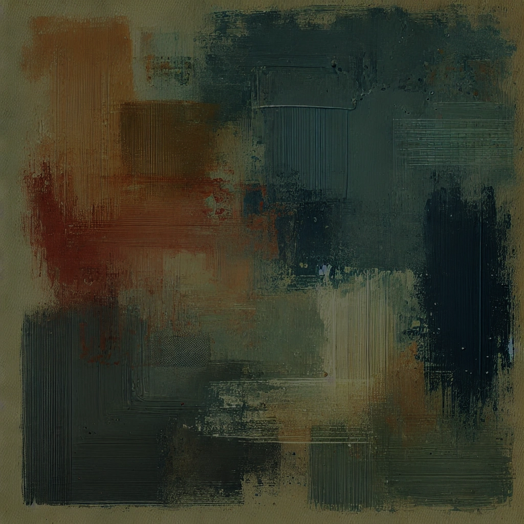 An abstract image of blocks of color and shape with brushstrokes. Used in "How a Mental Health Therapist Can Enhance Your Life, Not Just Solve Your Problems"